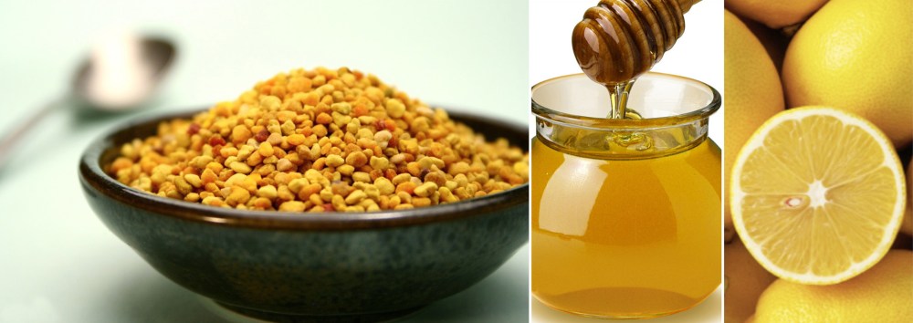 le pollen miel citron